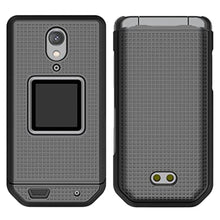 Load image into Gallery viewer, Nakedcellphone Combo for CAT S22 Flip Phone Case with Belt Clip - Black_8288
