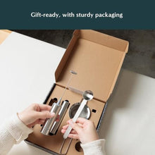 Load image into Gallery viewer, Naoki Matcha Modern Matcha Starter Set - Electric Matcha Whisk and Milk Frother with Single and Double Frother Head, Stainless Steel Spoon, Stainless Steel Sifter, Various_424
