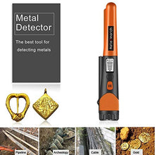 Load image into Gallery viewer, Natotinorch Hand Metal Detector, High Sensitivity Metal Detector with LCD Display&amp;Belt Holster,360Scanning,All Metal Finder Locating Gold Coin Silver Jewelry Waterproof, orange_652
