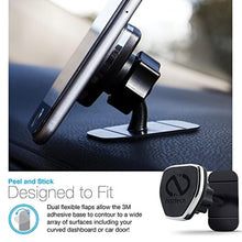 Load image into Gallery viewer, Naztech MagBuddy Anywhere+ Cell Phone &amp; Tablet Holder Mount [Hands Free - Easily Install] Universal Compatibility for iPhone 14/13/Pro Max/Pro, Galaxy S23/S22, Pixel, Most Devices &amp; More [Black] 14052_740
