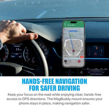 Load image into Gallery viewer, Naztech MagBuddy Car Air Vent Cell Phone Holder Mount [Hands Free - Easily Install] Universal for iPhone 15/14/13 Galaxy S24/S23, Pixel &amp; More [Black]_1707
