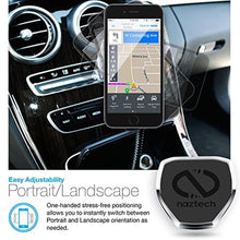 Load image into Gallery viewer, Naztech MagBuddy Car Cup Holder Cell Phone Mount [Hands Free - Easily Install] Universal Compatibility for iPhone 14 / 13 / 12 / Pro / Pro Max, Galaxy S23/S22, Pixel, Most Devices &amp; More [Black] 13606_612
