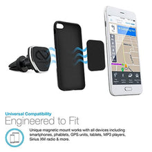 Load image into Gallery viewer, Naztech MagBuddy Magnetic Air Vent Car Phone Mount. Adjustable Holder for Hands-free Phone Calls and GPS Use, Compatible for iPhone X/8/8 Plus, Samsung S9/S9+/ Note8/Smartphones and More (Black)_433
