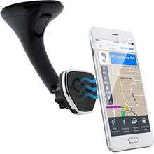 Load image into Gallery viewer, Naztech MagBuddy Magnetic Phone Car Mount, Black, Compatible with iPhone and Android, Offers Strong Grip and Convenient Single-Handed Use_1
