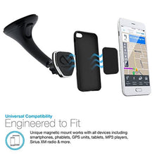 Load image into Gallery viewer, Naztech MagBuddy Magnetic Phone Car Mount, Black, Compatible with iPhone and Android, Offers Strong Grip and Convenient Single-Handed Use_2838
