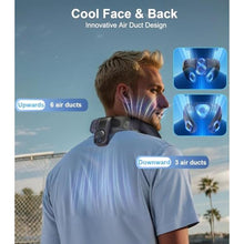 Load image into Gallery viewer, Neck Fan Air Conditioner with Large Cooling Plate, Portable Neck Fans that Blow Cold Air 360 Airflow, Wearable Personal AC Quiet Back Air Outlet 6000mAh Rechargeable,Gifts for Men Women Travel Office_15
