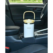 Load image into Gallery viewer, Nedyfix 32 Oz Tumbler with Handle Vacuum Insulated Water Bottle Stainless Steel Tumbler Car Reusable Cup Cold for 12 Hours-Beige White, BeigeWhite_5548
