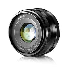 Load image into Gallery viewer, Neewer 50mm f/2.0 Large Aperture Manual Focus MFT M4/3 Lens APS-C for Micro 4/3 System Olympus Panasonic Lumix Mirrorless Cameras_1
