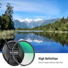Load image into Gallery viewer, NEEWER 52mm MC UV Protection Filter with Lens Cap, Multi Resistant Nano Coatings/HD Optical Glass/Water Repellent/Scratch Resistant/Aluminum Alloy Ultra Slim Frame/Ultraviolet Filter_5269
