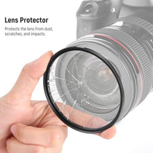 Load image into Gallery viewer, NEEWER 52mm MC UV Protection Filter with Lens Cap, Multi Resistant Nano Coatings/HD Optical Glass/Water Repellent/Scratch Resistant/Aluminum Alloy Ultra Slim Frame/Ultraviolet Filter_5272
