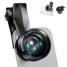 Load image into Gallery viewer, NEEWER 60mm Telephoto Lens with 17mm Thread Phone Lens Clip &amp; 67mm Filter Adapter Ring, 2X Magnification Compatible with iPhone Samsung, LS-41 PRO, black_1
