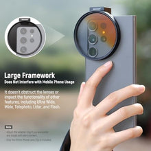 Load image into Gallery viewer, NEEWER 67mm Phone Filter Mount, Adjustable Threaded Lens Filter Clip with Cold Shoe Mount Compatible with iPhone 17 16 15 Pro Max Plus 14 13 Samsung Galaxy S25 Ultra S24, LA006_8741
