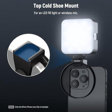 Load image into Gallery viewer, NEEWER 67mm Phone Filter Mount, Adjustable Threaded Lens Filter Clip with Cold Shoe Mount Compatible with iPhone 17 16 15 Pro Max Plus 14 13 Samsung Galaxy S25 Ultra S24, LA006_8743
