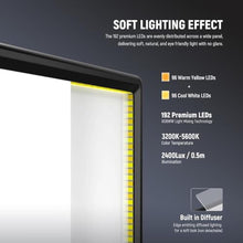 Load image into Gallery viewer, NEEWER BASICS 13" LED Video Light Panel, 20W Ultra Thin Bi Color, NL-192B_256
