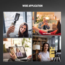 Load image into Gallery viewer, NEEWER Basics LED Selfie Phone Light, Rechargeable 2500-9000K Clip On Fill Light, Color Films/Diffuser/3000mAh, CRI95+ Dimmable Video Conference Lighting for iPhone Camera Laptop Zoom Call, BL120B_827
