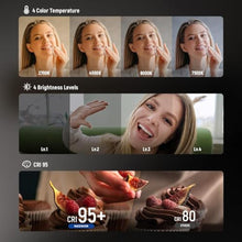 Load image into Gallery viewer, NEEWER Entry Level Version Magnetic Selfie Light Compatible with MagSafe iPhone, 1W Clip on Metal LED Phone Fill Ring Lighting for Laptop Video Conference Makeup Recording, CRI95+ 840lux/0.2m, NL32R_259
