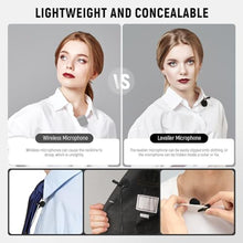 Load image into Gallery viewer, Neewer Lavalier Lapel Microphone (2 Pack), Omnidirectional Condenser Wired Clip On Lav Mic for Stage YouTube Live Streaming Compatible with Rode Wireless GO II 2 DJI Wireless Mic Transmitter, CM5_1450
