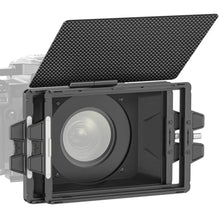 Load image into Gallery viewer, NEEWER Mini Matte Box with Two 4"x5.65" Filter Trays, 4 Circular Lens Adapters, Carbon Fiber Top Flag, Compatible with SmallRig Accessory Compatible with K&amp;F NISI TIFFEN NEEWER Cinema Filter, PG002, Schwarz_1
