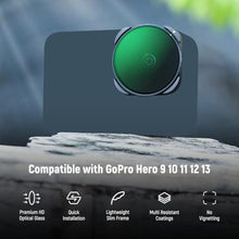 Load image into Gallery viewer, NEEWER ND Filter Set (4 Pack) with 15X Magnification Lens, ND8 ND16 ND32 CPL Filter + Closeup Lens for Macro Photography Action Camera Accessories Compatible with GoPro Hero 13 12 11 10 9, FL-GP25_458
