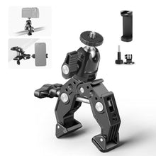 Load image into Gallery viewer, NEEWER ST87 Super Clamp Camera Mount with 360 Ball Head, Phone Holder, Cold Shoe, Action Camera Adapter for Bike Handlebar Pole Desk, Compatible with DJI Osmo Pocket 4 3 Xtra Muse GoPro Hero iPhone, Black_1
