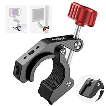 Load image into Gallery viewer, NEEWER Super Clamp with Cold Shoe &amp; 1/4 Inch 3/8 Inch Thread Holes, ST81, Red_1
