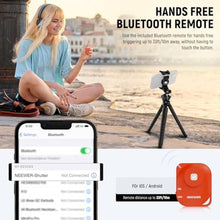 Load image into Gallery viewer, NEEWER Tripod for iPhone with Remote, Mini Flexible Phone Tripod Stand Vlog Selfie Stick with Phone Holder &amp; Action Camera Adapter Compatible with iPhone GoPro Insta360 Samsung Digital Camera, TP35, Black_5262
