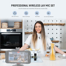 Load image into Gallery viewer, NEEWER Wireless Lavalier Microphone System for USB C, Compatible with iPhone 16 15 Samsung Android Phones, Noise Cancelling Mini Lav Omnidirectional Condenser Mic for Vlogging Live Streaming, KM23_633
