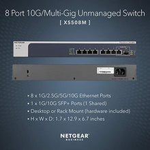 Load image into Gallery viewer, NETGEAR 8-Port 10G Multi-Gigabit Ethernet Unmanaged Switch (XS508M) - with 1 x 10G SFP+, Desktop or Rackmount_1837
