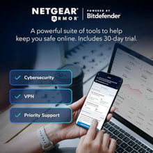Load image into Gallery viewer, NETGEAR Orbi 360 Series Dual-Band WiFi 7 Mesh Network System for Home (RBE362) Wireless Router (no Modem) + 1 Extender, 5 Gbps, Covers 4,000 sq.ft., 70 Devices, 2.5GB Internet Port, BE5000_757
