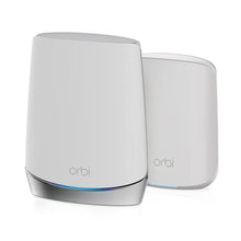 Load image into Gallery viewer, NETGEAR Orbi Whole Home Tri-Band Mesh WiFi 6 System (RBK652S) Router + 1 Satellite Extender - Security Features - Coverage up to 3,500 sq. ft., 40 Devices - AX3000 (up to 3Gbps)_1
