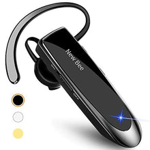 Load image into Gallery viewer, New Bee Bluetooth Earpiece V5.0 Wireless Handsfree Headset with Microphone 24 Hrs Driving Headset 60 Days Standby Time for iPhone Android Samsung Laptop Trucker Driver (Black)_1
