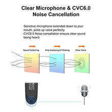 Load image into Gallery viewer, New Bee Bluetooth Earpiece V5.0 Wireless Handsfree Headset with Microphone 24 Hrs Driving Headset 60 Days Standby Time for iPhone Android Samsung Laptop Trucker Driver (Black)_420
