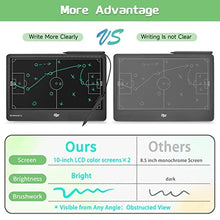 Load image into Gallery viewer, Newnaivete Electronic Football Coach Board - 12.8 inch LCD Soccer Tactical Coaching Board with Stylus Pen for Football Coach Marker Training Writing Tablet_2372
