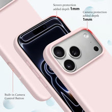 Load image into Gallery viewer, Newseego for iPhone 17 Pro Max Case with Camera Control Button, Solid Color Liquid Silicone Case for Women Girls Men Anti-Scratch Lining Shockproof Drop Protective Cover for iPhone 17 Pro Max-Pink_898
