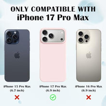 Load image into Gallery viewer, Newseego for iPhone 17 Pro Max Case with Camera Control Button, Solid Color Liquid Silicone Case for Women Girls Men Anti-Scratch Lining Shockproof Drop Protective Cover for iPhone 17 Pro Max-Pink_899
