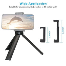 Load image into Gallery viewer, NexiGo Lightweight Mini Tripod for Camera/Phone/Webcam, Extendable Stand, for NexiGo Logitech Webcam C920 C922 C925e C922x C930e C930 C615 Brio and Other Lightweight Devices with 1/4" Thread, Black_7982
