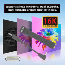 Load image into Gallery viewer, NGFF Grey Color 2pcs/Set USB5.0 80Gbps Flat Slim FPC Male to Male &amp; Female Extension Cable Up Angled 90 Degree 240W 16K 8K 60Hz 5K Compatible with 40Gbps USB4.0 Thunderbolt_666
