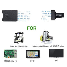 Load image into Gallery viewer, NGFF UHS-1 Micro-SD TF Memory Card Kit Male to TF Micro-SD Card Female Extension Reader Writer Soft Flat FPC Data Cable Extender 25cm Compatible with Laptop &amp; Phone &amp; HDTV &amp; GPS, Grey_266
