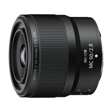 Load image into Gallery viewer, Nikon NIKKOR Z MC 50mm f/2.8 | Compact macro prime lens for Z series mirrorless cameras | Nikon USA Model, Black_1
