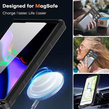 Load image into Gallery viewer, NINKI Compatible with Magsafe Case for Samsung Galaxy S24 Ultra Case Waterproof with Screen Protector,Magnetic Protective Case for Samsung S24 Ultra Waterproof Phone Case for S24 Ultra 5G Case Black_1303
