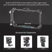 Load image into Gallery viewer, Nitze Cage Kit for Atomos Ninja V/Ninja V+ / Shinobi/Ninja/Ninja Ultra/Zato Connect Monitor, with HDMI Cable Clamp and Sunhood - JT-A02B, Black_8184
