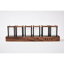 Load image into Gallery viewer, Nixie Tube Clock Walnut Digital Desk Clock, Support Wi-Fi Time Calibration, Alarm and 12/24h Display, No Assemble Required - A Retro Gift for Friends, Tubes_4734
