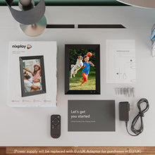 Load image into Gallery viewer, Nixplay Smart Digital Picture Frame I 8 inch I WiFi I Black I Shared Family Albums I Mobile App, Email I Preload Content for a Gifted Frame_118
