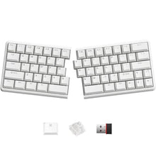 Load image into Gallery viewer, NocFree Wireless Ergonomic Split Mechanical Keyboard - Linear, Hot-Swappable, Compact 60% Layout, Programmable for Mac &amp; Windows, PBT Keycaps(Standard Version)_1
