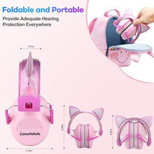 Load image into Gallery viewer, Noise Cancelling Headphones for Kids, Kids Ear Protection 28dB SNR Noise Reduction Ear Muffs for Toddler/Children, Noise Cancelling Headphones Hearing Protection for Fireworks/Monster Truck, Pinl_1647
