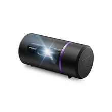Load image into Gallery viewer, NOMVDIC R150 Mini Projector, Portable Battery Operated Projector with 4hrs of Playtime , Ceiling Projector with 90 Rotating Lens, 6W Harman Kardon Speaker, Auto Keystone, black_1
