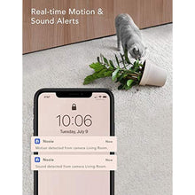 Load image into Gallery viewer, nooie Baby Monitor, WiFi Pet Camera Indoor, 360-degree Wireless IP Camera, 2K Home Security Camera, Motion Tracking, Super IR Night Vision, Works with Alexa, Two-Way Audio, Motion &amp; Sound Detection_2661

