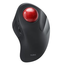Load image into Gallery viewer, Nulea Wireless Ergonomic Trackball Mouse, Rechargeable, Bluetooth Rollerball Mouse, 44mm Index Finger Trackball, 5 Adjustable DPI, Compatible with PC, Laptop, Mac, ARed_1
