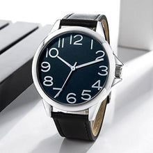 Load image into Gallery viewer, NUOVO Men Watches Men Arabic Numbers Watches White Watches Classic Quartz Watch with Leather Strap Wrist Watch for Men Dress Fashion Simple Watches, White Number, Quartz Watch, WhiteNumber_8020
