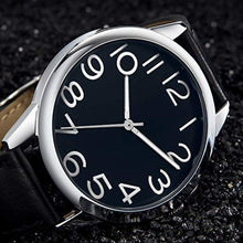 Load image into Gallery viewer, NUOVO Men Watches Men Arabic Numbers Watches White Watches Classic Quartz Watch with Leather Strap Wrist Watch for Men Dress Fashion Simple Watches, White Number, Quartz Watch, WhiteNumber_8022

